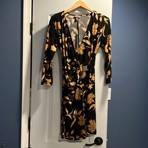 Faux wrap dress